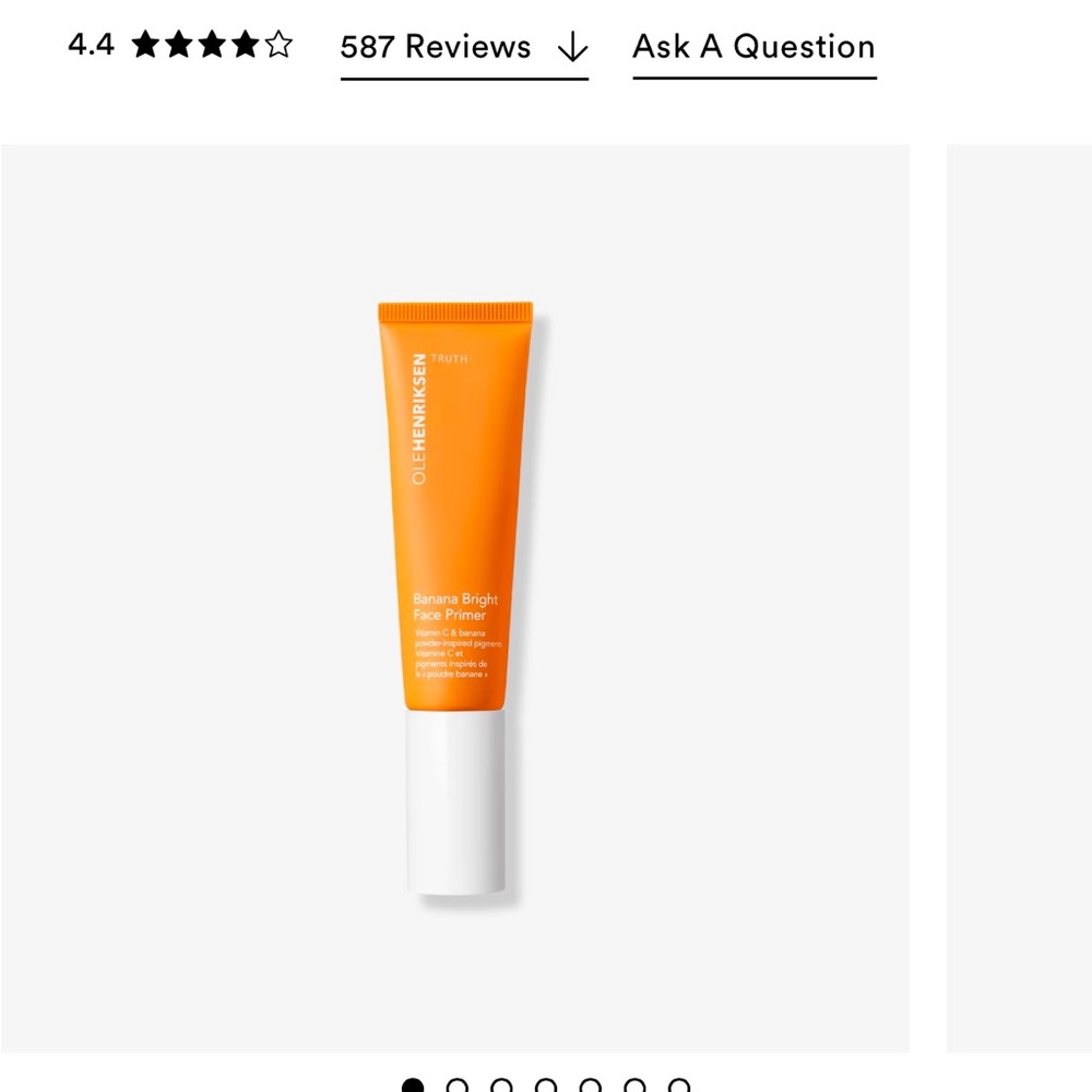 Band new OLEHENRIKSEN Banana Bright Face Primer